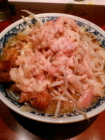 「ラーメン豚入りニンニクアブラ【720円】」@麺香房 暖々の写真