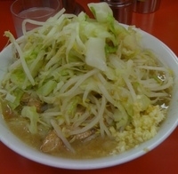 「小ラーメン（650円）、ヤサイニンニクカラメ」@ラーメン二郎 茨城守谷店の写真