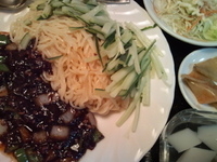 「ジャージャンメン（500円）」@中華居酒屋 華園の写真