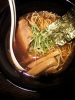 「らー麺（中盛サービス）￥700」@京鰹節つけ麺 愛宕 ATAGOの写真