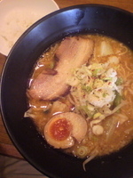 「こくまろ味噌らー麺￥680+小ごはん（ランチサービス）」@麺 旬風の写真
