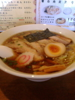 「くんたまちゃーしゅうめん（中太麺）」@麺家 youziの写真