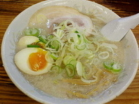 「醤油ラーメン（大盛）」@こってりらーめん なりたけ 本八幡店の写真