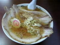 「チャーシューメン」@食堂 はせ川の写真