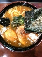 「ラーメン+味玉」@NOODLE BAR BUGSY 渋谷店の写真