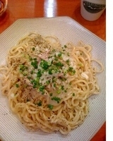 「軍鶏冷やし和えそば」@鳥料理 有明の写真