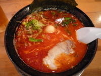 「中洲 名物 とうや激辛ラーメン 800円」@中洲ラーメン 藤家の写真