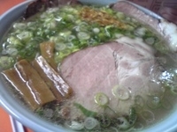 「塩ネギチャーシュー（大盛）」@支那そば あおばの写真