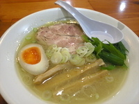 「塩ラーメン 750円」@爆じゅう餃子 餃点の写真