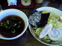 「醤油つけめん」@純手打ちらーめん 麺屋 誠 伊勢崎上諏訪店の写真