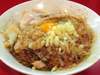 「まぜそば（全増し）」@ジャンクガレッジ 東大宮店の写真