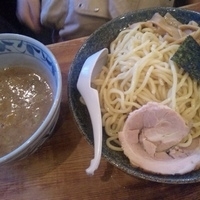 「メガ豚煮干しつけ麺（2玉）700円」@らーめん 福たけ 桜木本店の写真