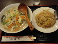「湯麺と半炒飯」@永盛昌の写真