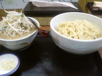 「味噌つけめん（大盛:ヤサイ+ニンニク）」@味噌麺処 花道庵の写真