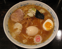 「ラーメン+味玉」@中華そば・もりそば  さい。の写真