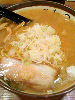 「味噌ら～めん（850円）+ライス（150円）」@麺武 虎龍の写真