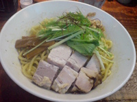 「吉備黒鶏油そば」@麺処 井の庄 立川店の写真