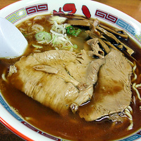 「しょうゆラーメン750円+はちみつアイスクリーム250円」@蜂屋 神楽坂店の写真