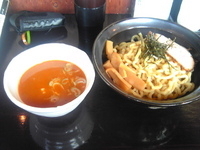 「つけ麺（辛味噌味）」@極太めん ひでまる 千波店の写真