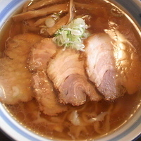 「チャーシューメン（麺カタメ）￥787」@手打ラーメン 恵比寿屋の写真