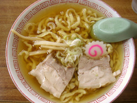 「極太手打ちラーメン 520円」@食堂なまえの写真