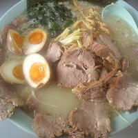 「スーパーチャーシューメン塩（麺カタメ・アブラ多めで頼んだはずなの」@ラーメンショップ 122号騎西店の写真