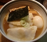 「らーめん+味玉+水豚餃子」@こうかいぼうの写真