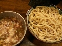 「つけ麺+刻みネギ（780円+100円）」@蝉時雨の写真