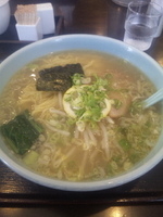 「塩ラーメン（600円）」@味の彩華の写真
