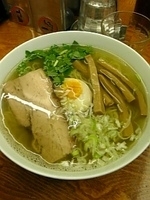 「和風柚子柳麺+茶飯（沢庵付）」@麺屋ひょっとこの写真