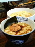 「つけ麺（中盛）+生卵」@麺処 井の庄 立川店の写真
