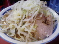 「小ラーメン（ニンニク）」@ラーメン二郎 目黒店の写真