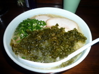 「チャーシュー入りあおさのせ」@らーめん まる玉 両国店の写真