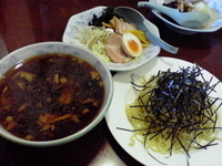 「きのこ汁つけ麺」@青竹手打ちラーメン 桐生宿の写真