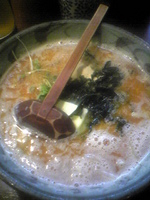 「辛味噌ラーメン バター・火吹きメンマ・煮玉子」@味噌一 高円寺店の写真