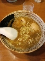 「らーめん+煮魚出汁+玉子」@麺屋 錦堂 桜上水の写真