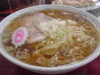 「手打ラーメン（大盛）」@佐野らーめん 龍麺の写真