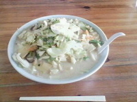 「野菜塩ラーメン中」@横浜ラーメン ながせ家の写真