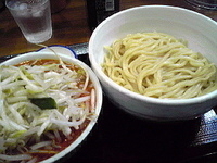 「番長つけ麺あつもり野菜大盛ニンニク（830円）」@味噌麺処 花道庵の写真