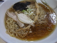 「軍鶏そば（750円）、卵かけご飯（200円）」@とり麺や五色の写真