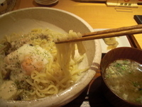 「鶴亀式海の幸クリームあえ麺880円」@中華麺ダイニング 鶴亀飯店の写真
