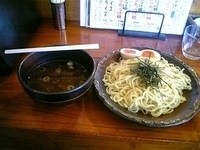 「肉つけ麺+味玉」@岩鷲の写真