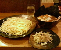 「つけ麺（中）全部入り」@つけ麺屋 利平の写真
