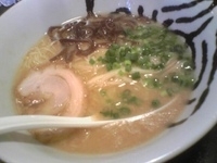 「然ラーメンセット（然ラーメン+餃子+半ライス）+クーポンで味玉」@然屋 竹ノ塚店の写真