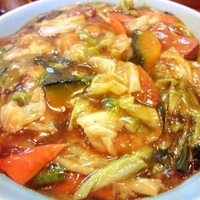 「スタミナ冷やし（大盛+具多め）」@スタミナラーメン がむしゃの写真