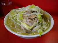 「小ラーメン 600円（ヤサイ・ニンニク・カラメ）」@ラーメン二郎 三田本店の写真