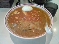 「蒙古タンメン+ゆでたまご」@蒙古タンメン 中本 西池袋店の写真