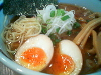 「味玉中華そば+メンマ（￥750+￥100）」@中華そば 志の田の写真