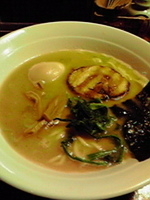 「とんこつ醤油鰻麺+味玉」@らーめん 八幡屋の写真