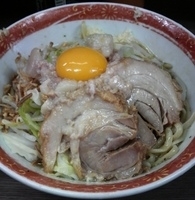 「小ラーメン+汁なし（ヤサイ・ニンニク・アブラ）」@ラーメン二郎 横浜関内店の写真